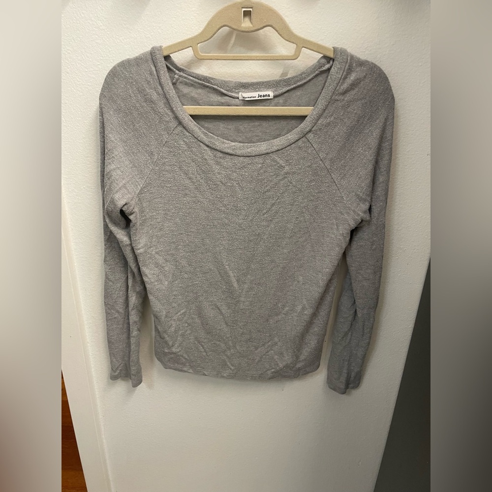 Reformation top grey: S
